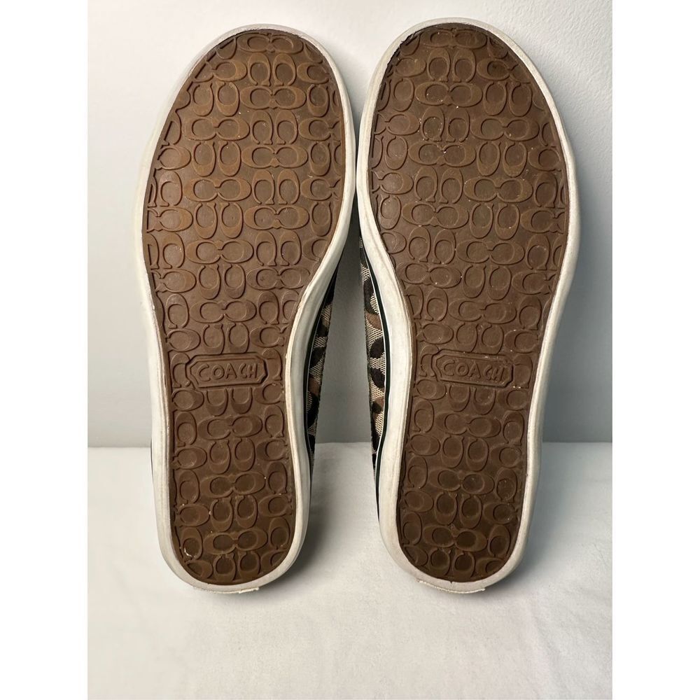 COACH Keeley signature camo low top women’s canvas slip on shoe sz 6.5B #229 - Picture 9 of 9